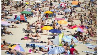 Barcelona beach