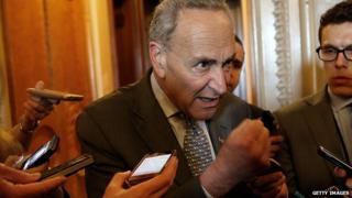 US Senator Charles Schumer of New York.