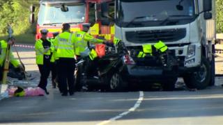 Crash scene