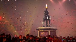 Statue with cone