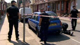 Police search in Rockhouse Street, Tuebrook