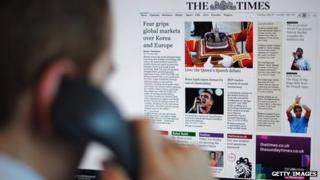 The Times newspaper generic