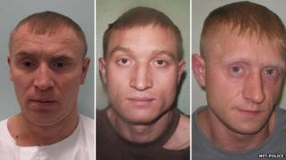 Brothers Viktoras Tarasov, Valodia Tarasov and Jurius Tarasov