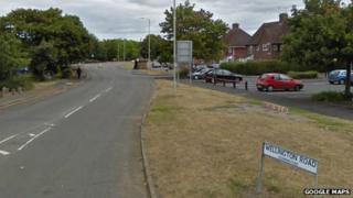 Firefighters were called to a house in Wellington Road, Donnington