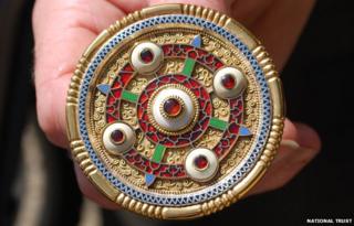 Anglo-Saxon brooch replica, Sutton Hoo