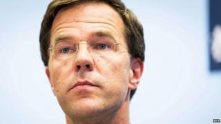 Dutch PM Mark Rutte, 27 July 2014