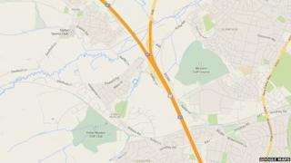 Junction 21A M1 motorway