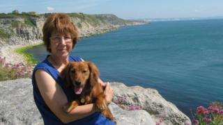 Janice Short and her dog Toby