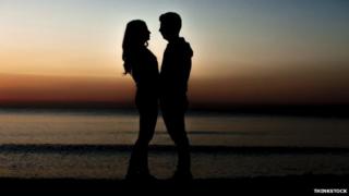 Couple on beach