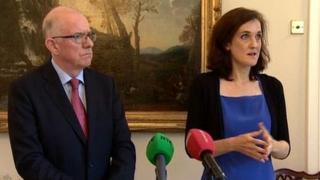 Charlie Flanagan and Theresa Villiers