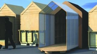 Artist's impression of the new hut