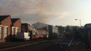 Sherwood Works fire