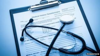 Stethoscope and clipboard. Pic: Thinkstock