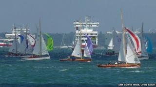 Cowes Week 2013 race