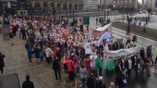 Liverpool Pride march