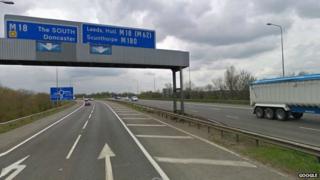 M180/18 junction