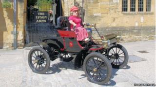 Joy Rainey and her car