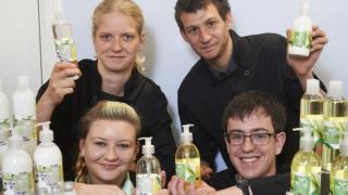 Ness Handmade Toiletries production staff