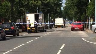 Duncairn Gardens is closed between Edlingham Street and North Queen Street