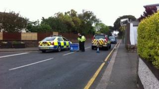 Jersey crash scene