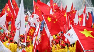 Flags in China