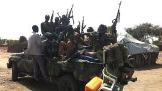 Rebels in South Sudan (January 2014)