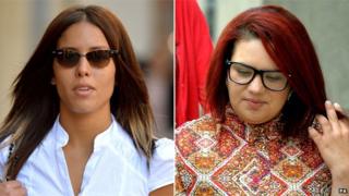 Nawal Msaad (left) Amal El-Wahabi,