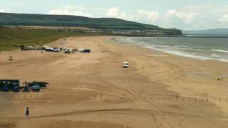Game of Thrones filming scenes on Portstewart Strand