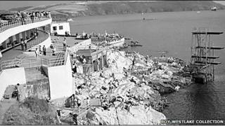Plymouth Hoe diving board