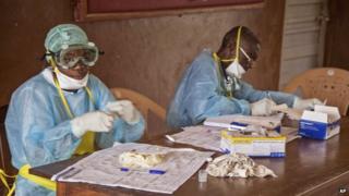 The Ebola outbreak is centred on Liberia, Sierra Leone and Guinea