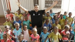 Amir Khan in Gambia