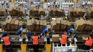 People packing boxes