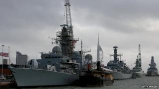 Portsmouth docks