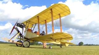 Bleriot biplane