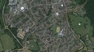 Aerial view of Ledbury