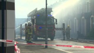 Eight derelict houses caught fire in Glenwood Street