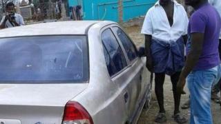 The car in which four children died