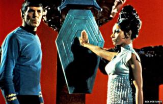 Leonard Nimoy and Arlene Martel