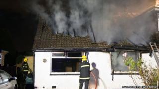 Fire in Waterlooville