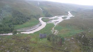 Scene of rescue in Torridon
