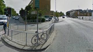 Hills Road and Station Road junction in Cambridge