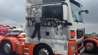 Rory McIlroy truck