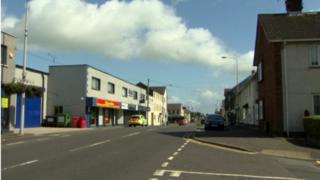 The scene of the 'road rage' assault in Orritor Street, Cookstown