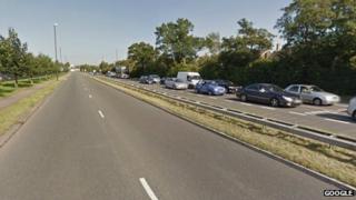 The A40 near GCHQ in Cheltenham