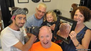 Captain Beany gets beans tattooed on his head