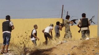 Militia near Tripoli airport