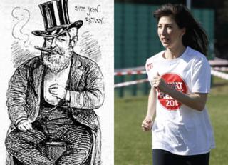 Sir John Astley and Samantha Cameron