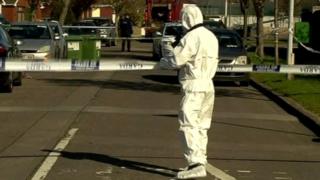 Forensic examination of Declan Smith murder scene