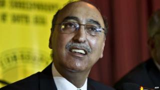 Pakistan High Commisioner Abdul Basit speaks at a press conference in Delhi on August 20, 2014.