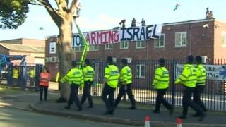 The two-day protest at UAV Engines Ltd in Shenstone began on 6 August and forced the closure of the factory.